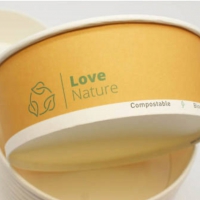 Kartongist salatikarp, 1300 ml (pakendis 50 tk) - 2