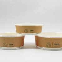 Kartongist salatikarp, 1300 ml (pakendis 50 tk) - 3