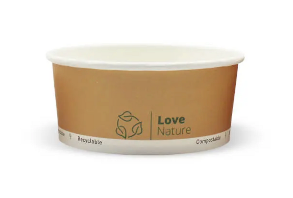 Kartongist salatikarp, 1300 ml (pakendis 50 tk)