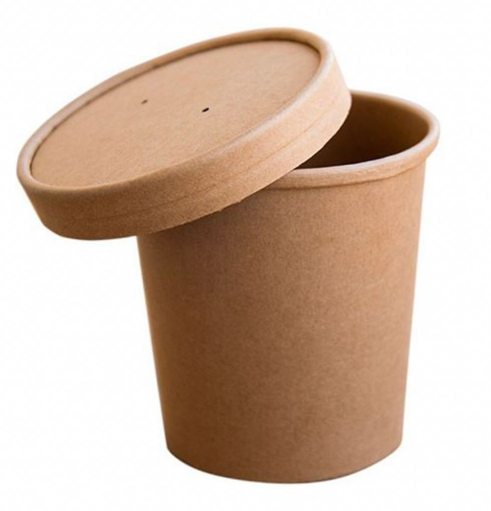 Paberist supikonteiner kaanega, 940 ml (pakendis 50 tk)