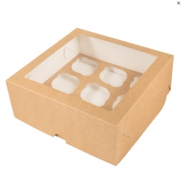 Muffinikarp 9-le, 25 × 25 × 10 cm (pakendis 25 tk) - 2