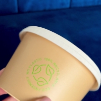 Suhkruroo supikonteiner kaanega, 500 ml (pakendis 50 tk) - 2