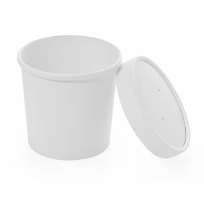 Suhkruroo supikonteiner kaanega, 445 ml (pakendis 25 tk)