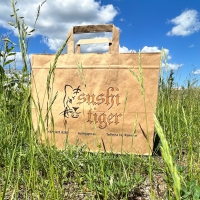 Paberist kott sangadega, 32 × 22 × 25 cm (pakendis 250 tk) - 4