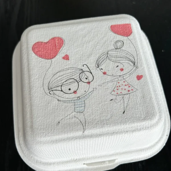 Suhkruroost burgerikarp külgvaade — clamshell konstruktsioon