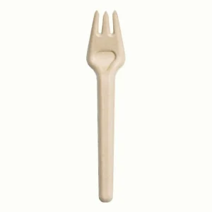 Ühekordne suhkruroost kahvel 16 cm — biolagunev alternatiiv plastile