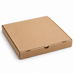 Kraft kartongist pitsakarp 40 × 40 × 4 cm - illustratiivne pilt